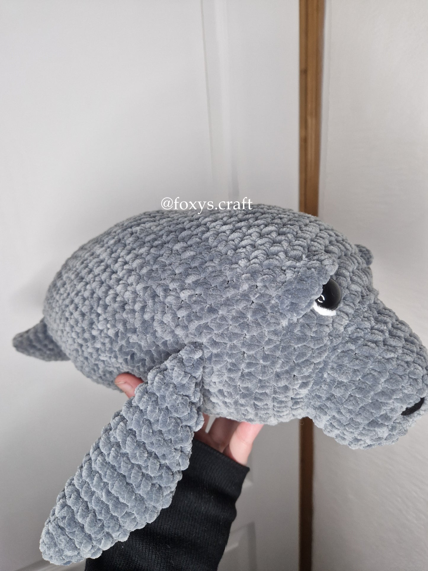 Peluche Lamantin au crochet