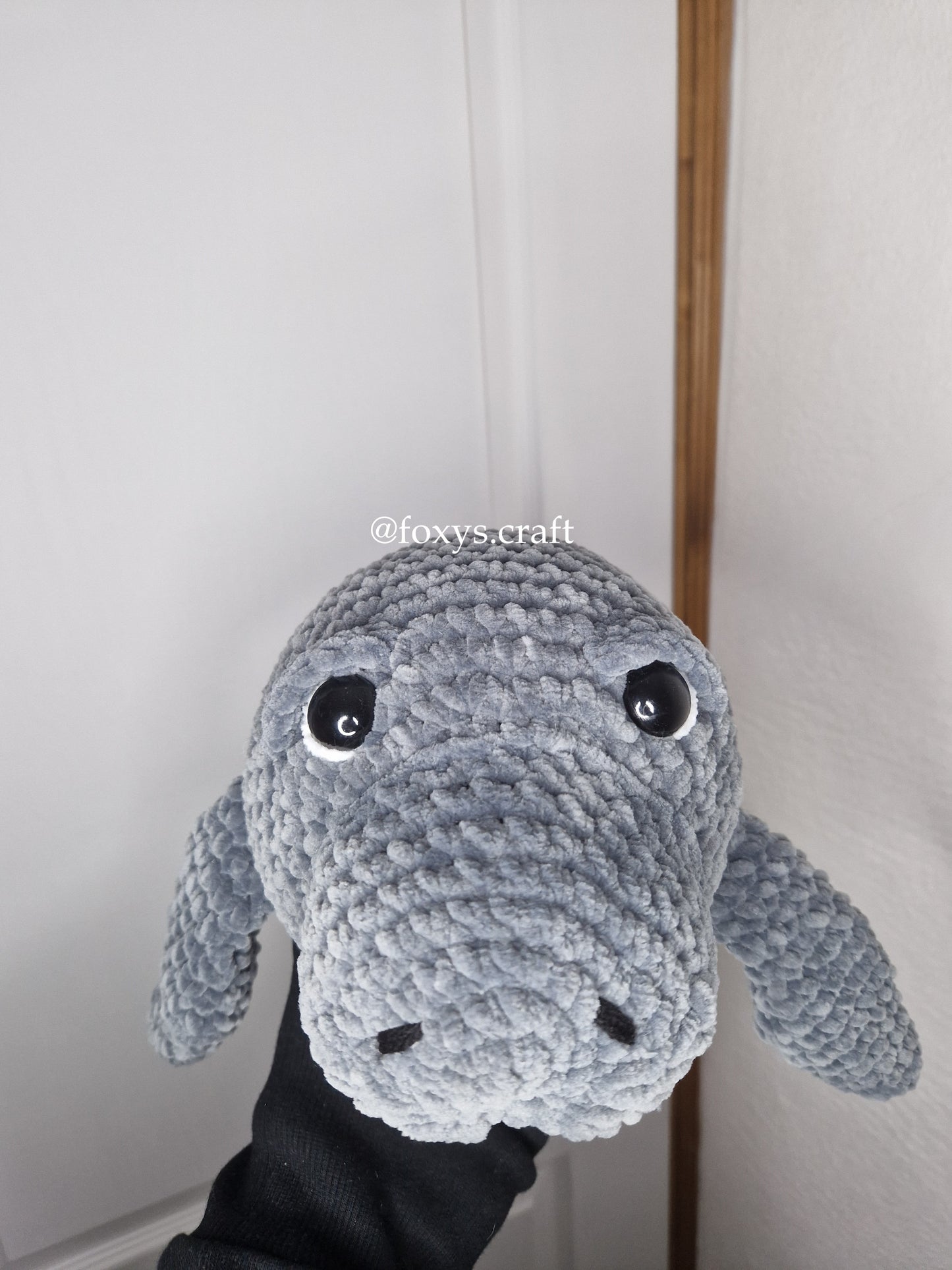 Crochet Manatee Soft Toy